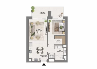 2 rooms flat - VIDA Residences