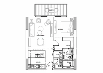 2 rooms flat - Kensington Waters